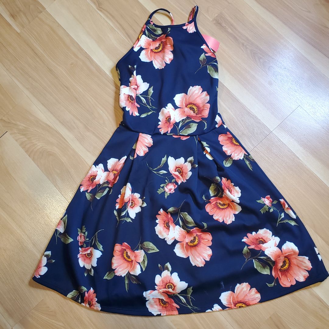 Floral Monteau Dress - NEW, Adult-XS