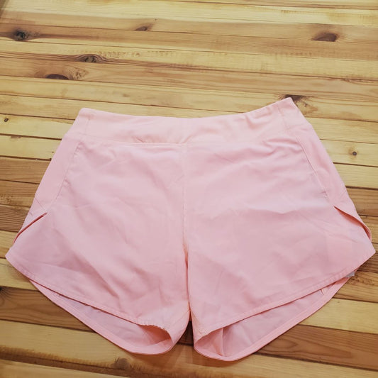 Athleta Girl Shorts lined peach, 14