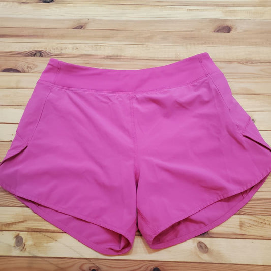 Athleta Girl Shorts lined pink, 14