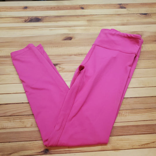 Athleta Girl Full length leggings dark pink, 14