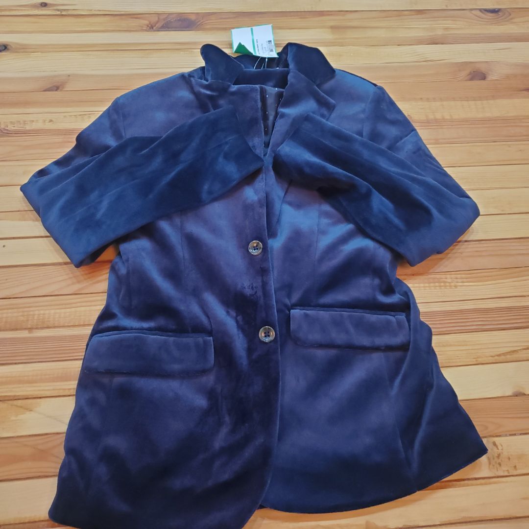 Name It Velour blazer navy, 10