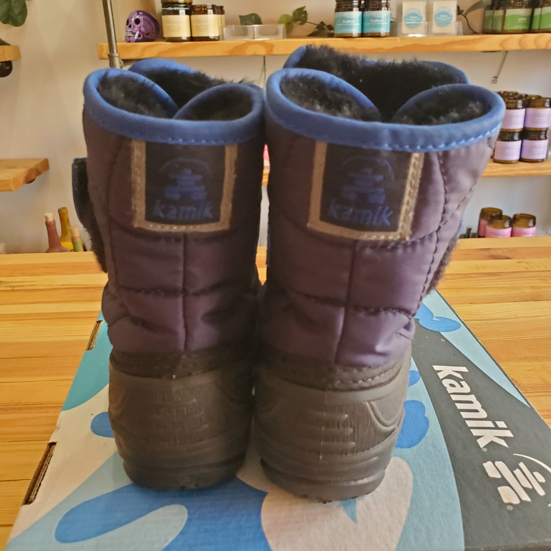 Kamik Snowbug Snow Boots, 6,Navy