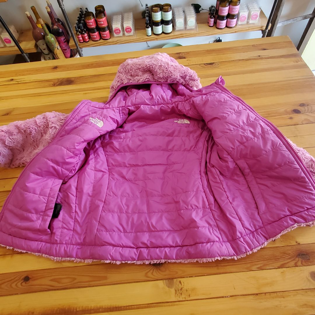 North Face Mossbud reversible Winter Coat, 4,Purple