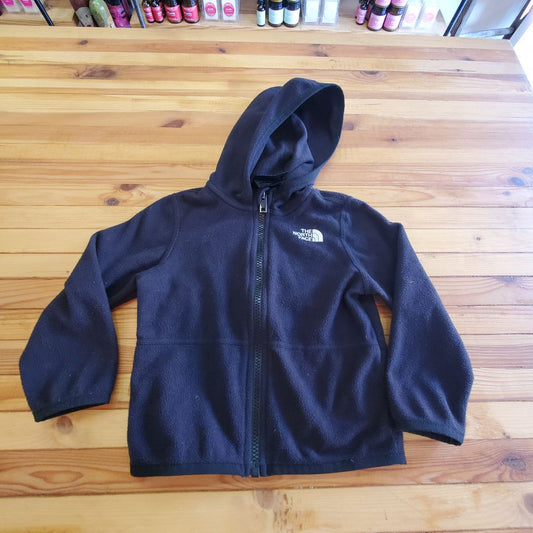 North Face Light fleece w/hood, 18-24,Black