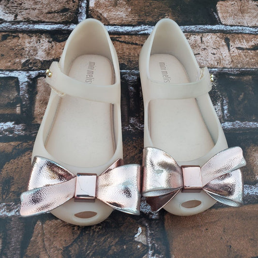 Mini Melissa Bows-SOLD AS IS, 9,Rose Gold