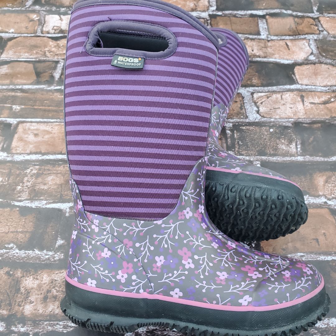 Bogs Snow Boot floral, 2,Purple