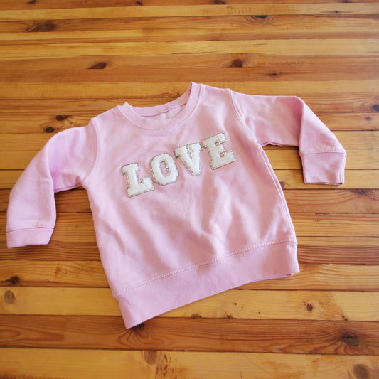 Love sweatshirt, 2,Pink