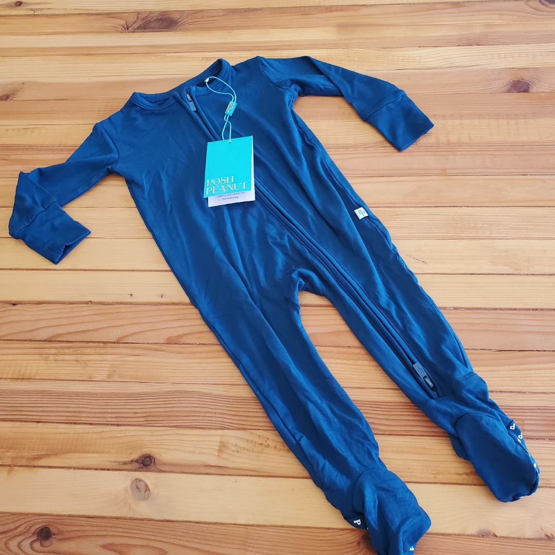 Posh Peanut Sleeper NEW, 3-6 months,Teal