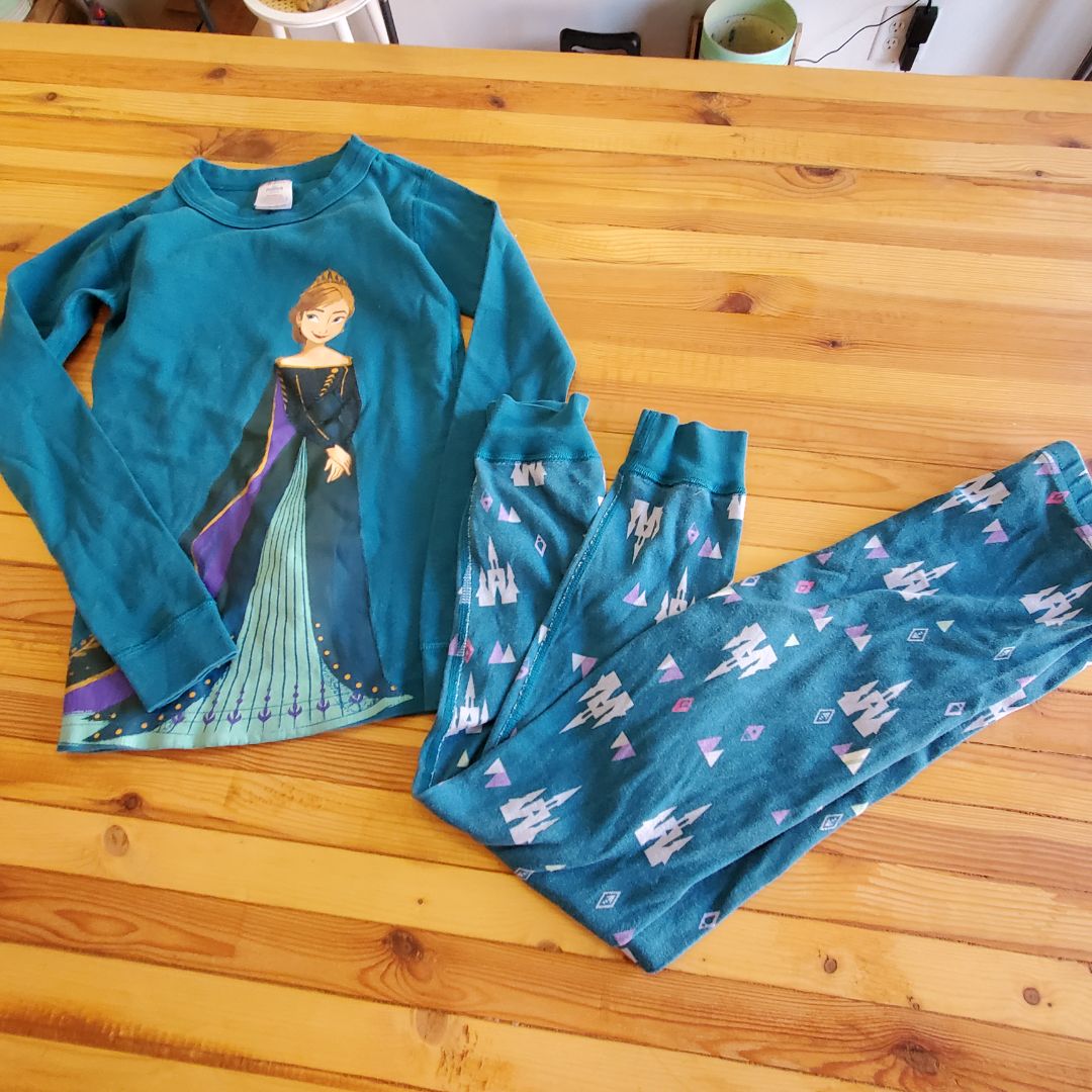 Hanna Andersson Frozen SOLD AS IS, 8,Teal