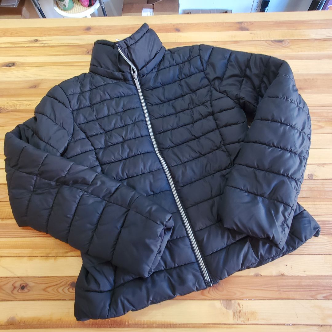 Zara Puffer, Adult-Medium,Black