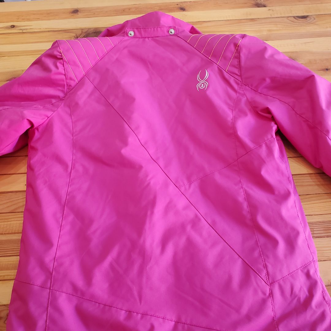 Spyder Ski jacket Winter Coat, 14,Pink