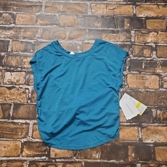 Zella knot tee NEW, 8-10,teal