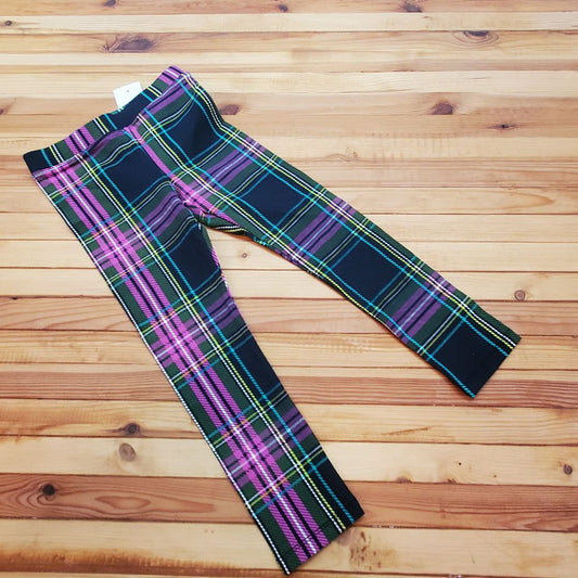 Crewcuts leggings  plaid NEW, 5,Black