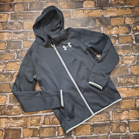 Under Armour Zip up, 10-12,Black