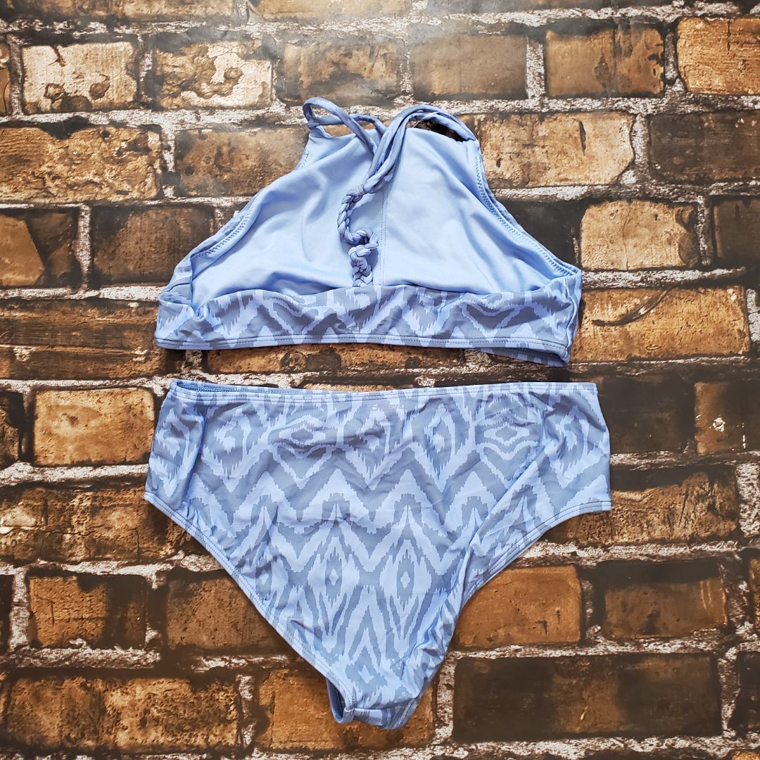 2 PC  swim suit, 12-14,Blue