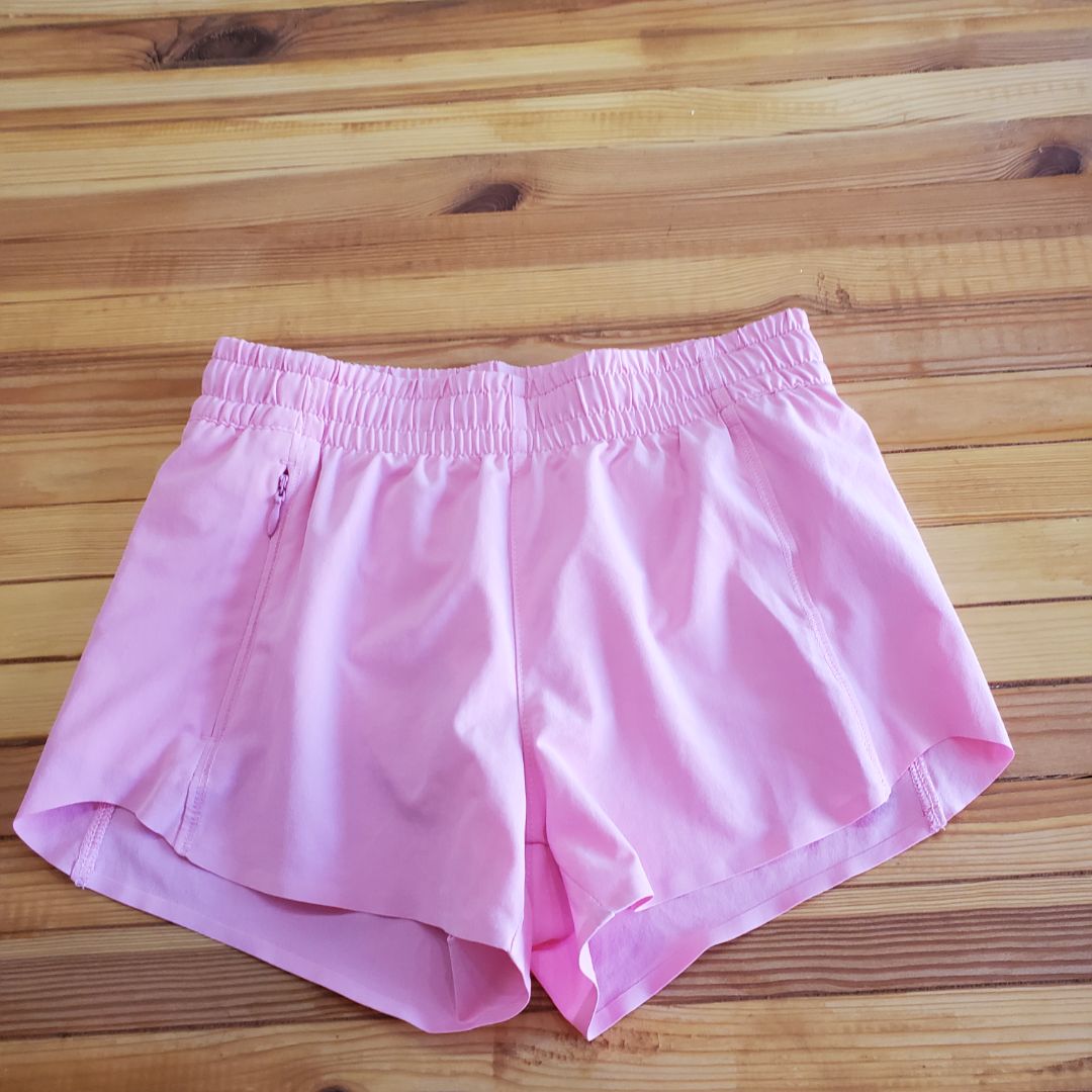 Athleta Girl On Your Mark lined shorts, 8-10,Pink