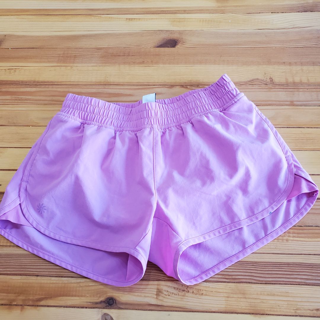 Athleta Girl Shorts lined, 12,Pink