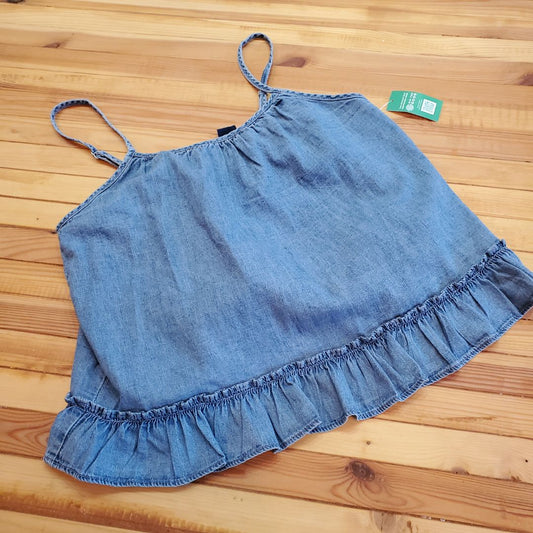 Gap Chambray top NEW, 12,Blue